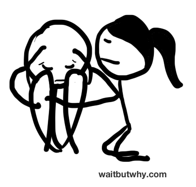 stick figure consoling another stick figure